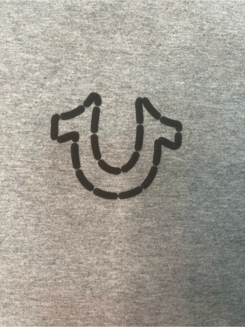 Sz 2xl True Religion Gray Crewneck Tee with Subtle Logo